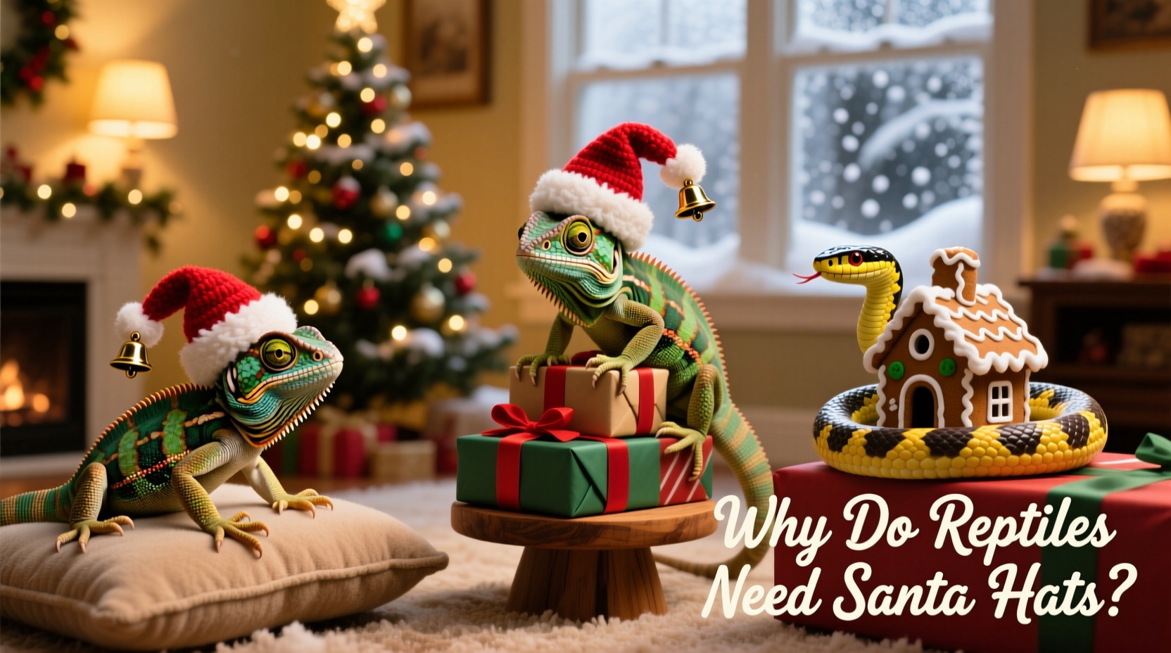 why do some pet owners buy tiny santa hats for their reptiles holiday trends