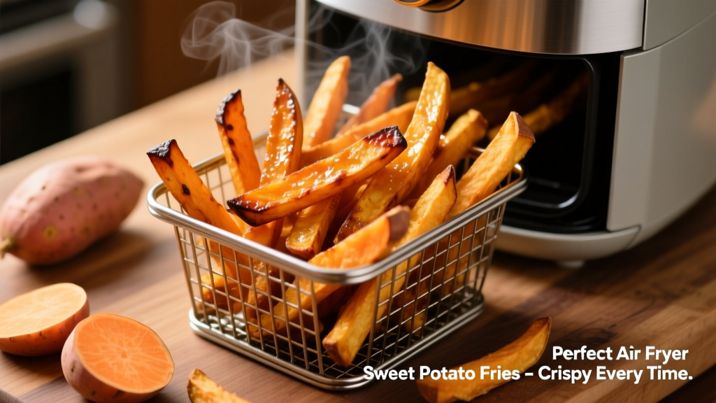 Perfect Air Fryer Sweet Potato Fries (Crispy Every Time!)
