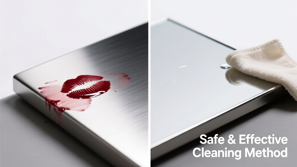 How to Remove Lipstick from Stainless Steel Safely