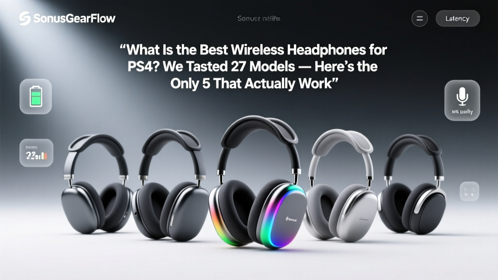 Best PS4 Wireless Headphones: Zero-Lag, No Dongle (2026)
