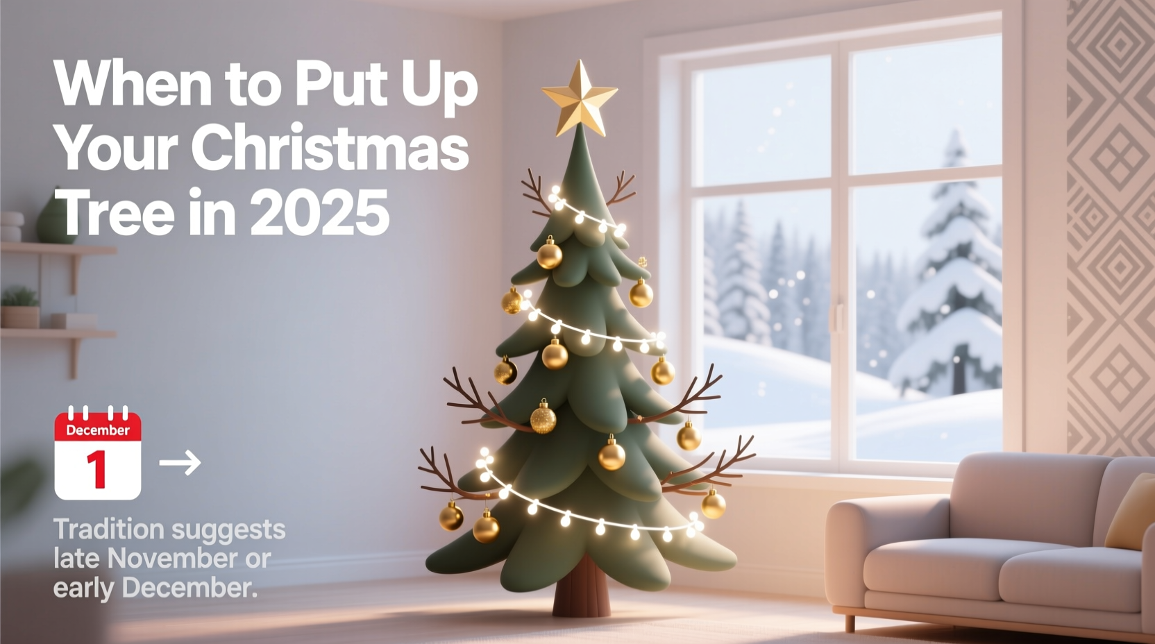 when do you put up christmas tree