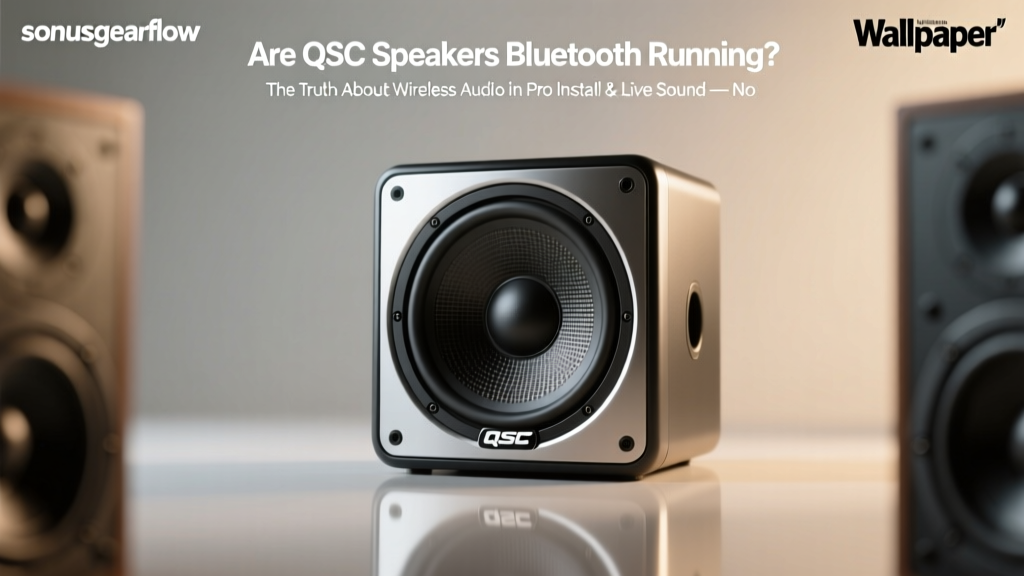 QSC Speakers Bluetooth: Which Models Support It? (2026)