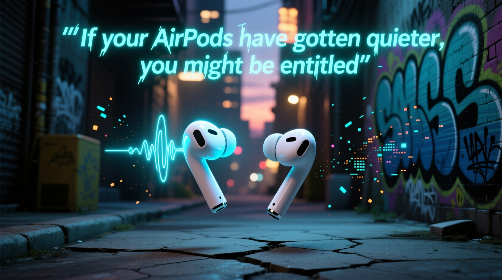 if your airpods have gotten quieter you might be entit