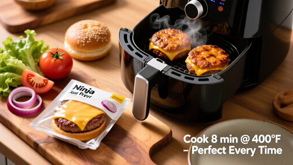 How to Cook Frozen Burgers in a Ninja Air Fryer