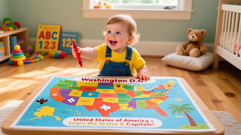 Making U.S. States and Capitals Stick: Evidence-Based Strategies for Toddlers and Preschoolers