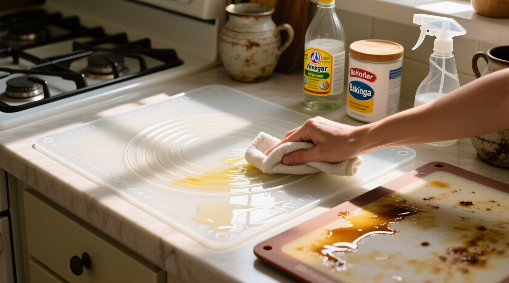eco friendly silicone mat cleaning tips