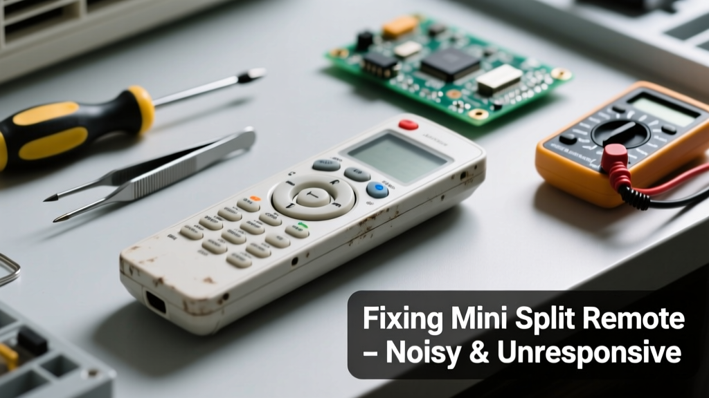 Fixing a Mini Split Remote That’s Noisy & Unresponsive