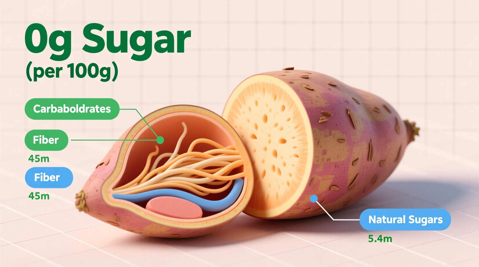 Sweet Potato Sugar Content: 7g Per Medium Potato (Fact Checked)