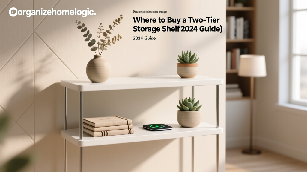 Where to Buy a Two Tier Storage Shelf (2024 Guide)