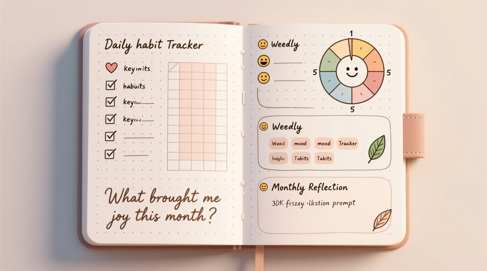 bullet journaling for beginners simple layouts to track habits and mood