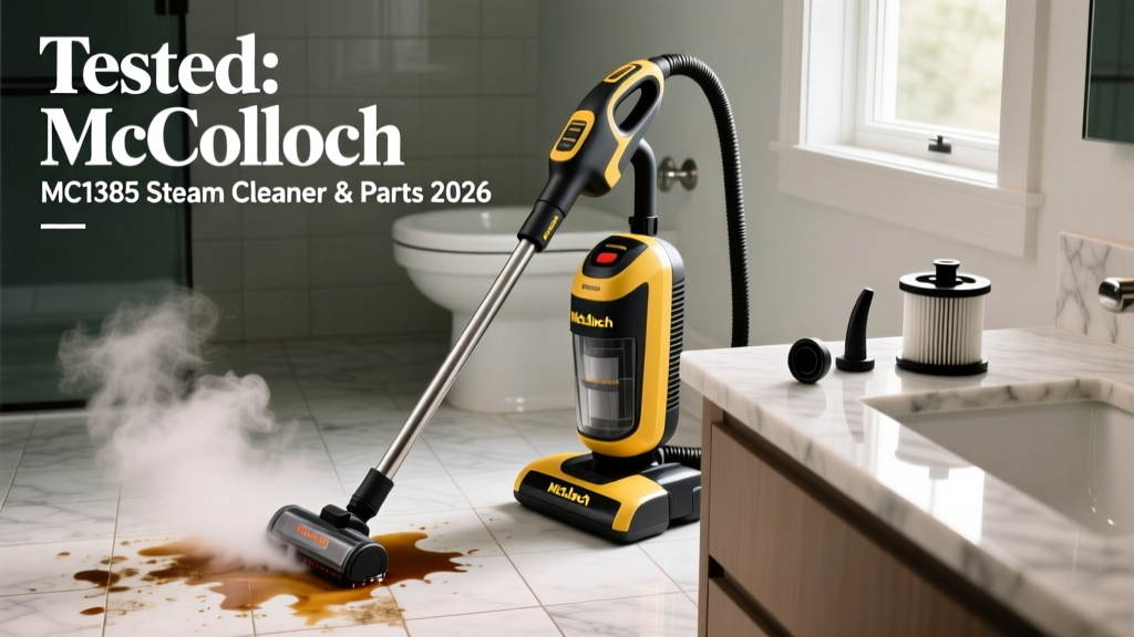 Tested: McCulloch MC1385 Steam Cleaner & Parts 2026