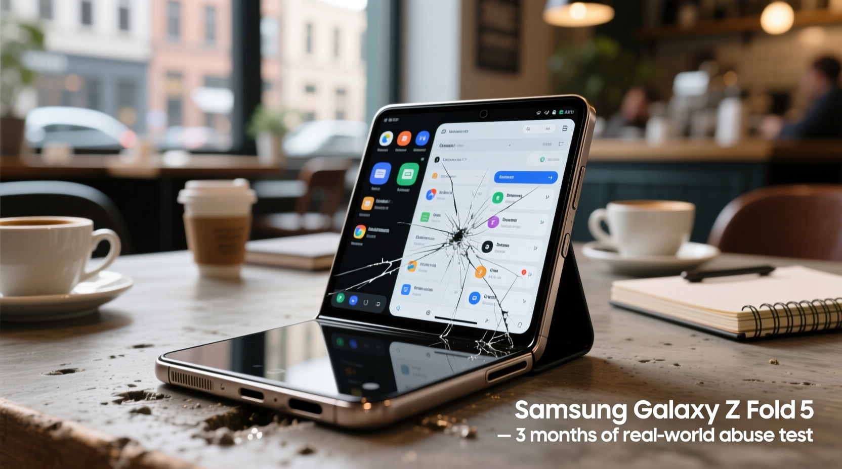is the samsung galaxy z fold 5 durable enough for daily use real world test