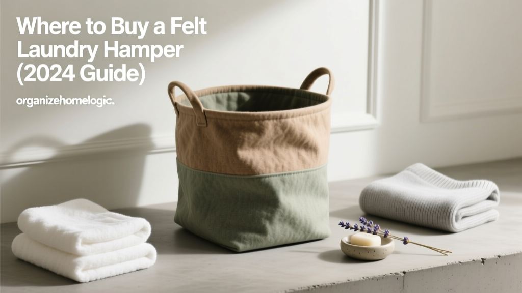 Where to Buy a Felt Laundry Hamper (2024 Guide)