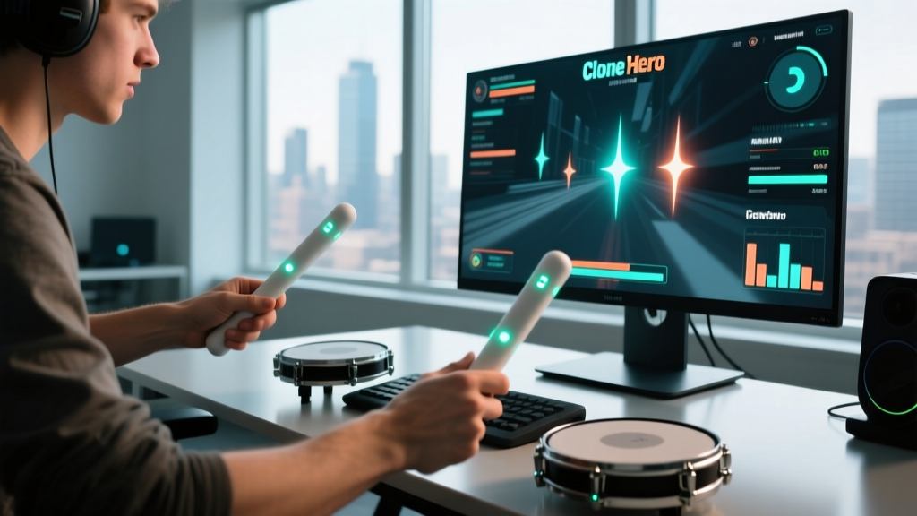 Master Rhythm Games with a PocketDrum: Latency, Grip, and Mapping