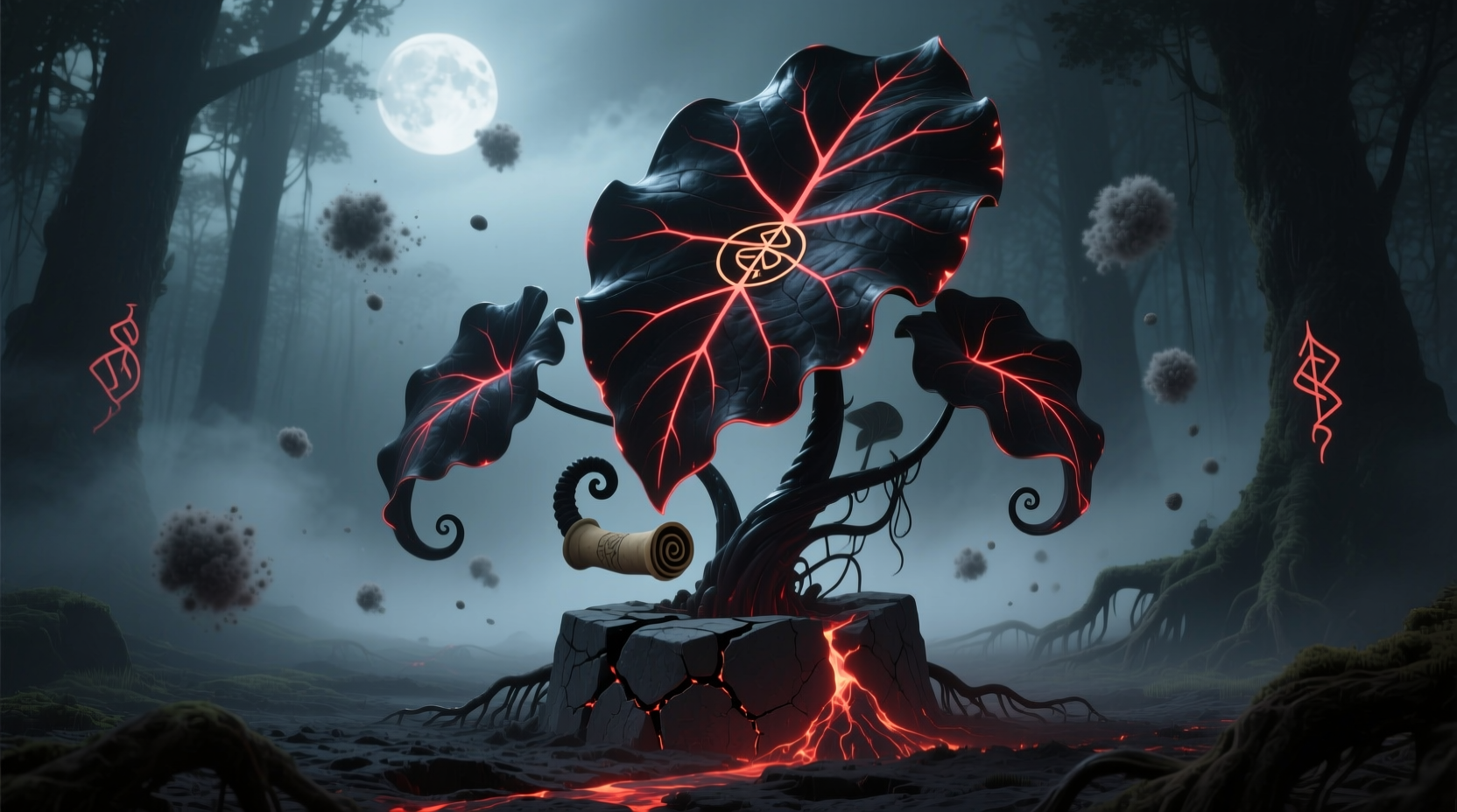 elephant ear black magic plant