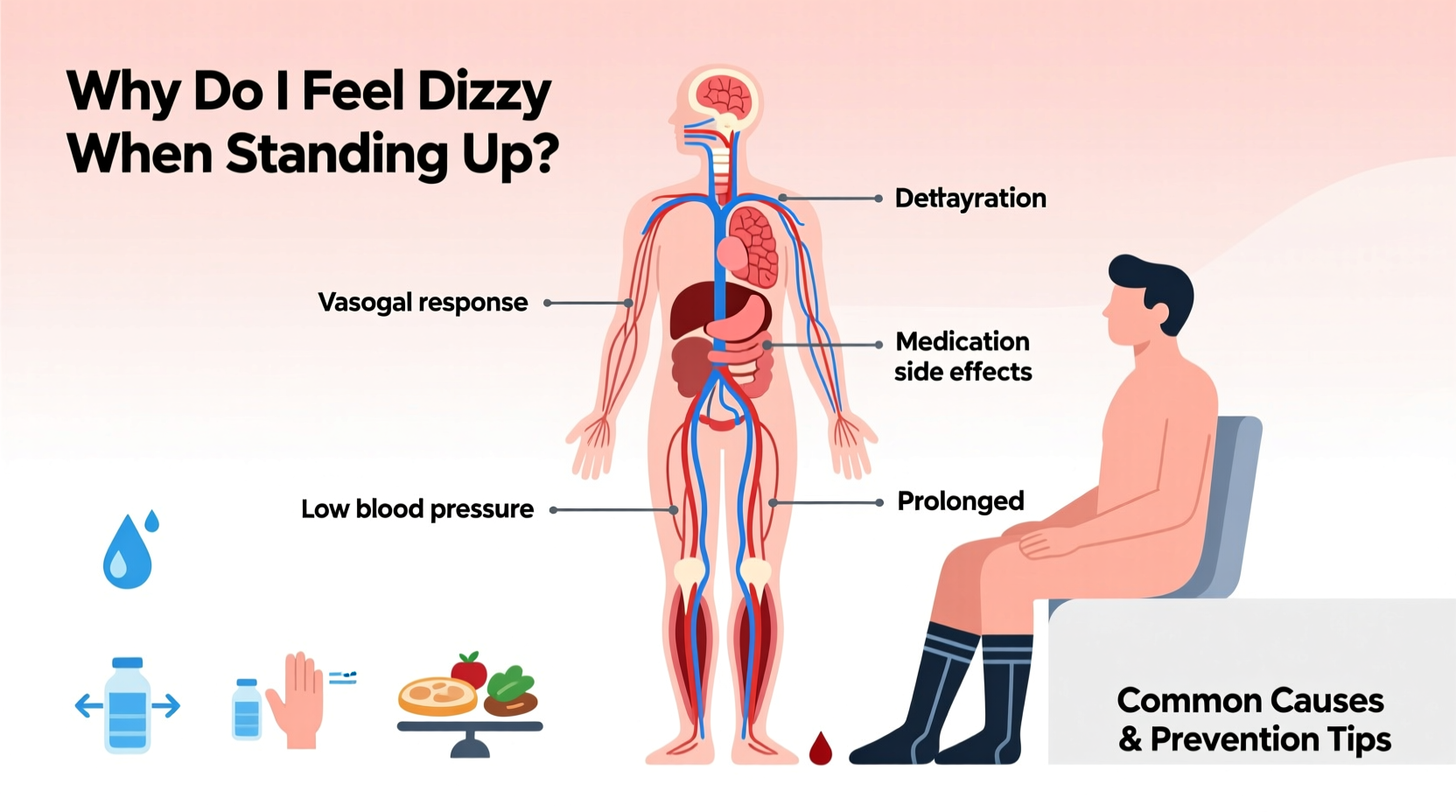 why do i feel dizzy when standing up suddenly common causes and prevention tips
