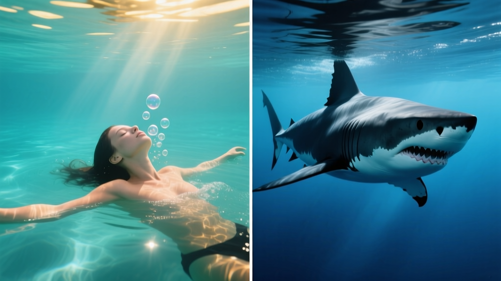 Shark vs Swimming: Dream Symbol Comparison