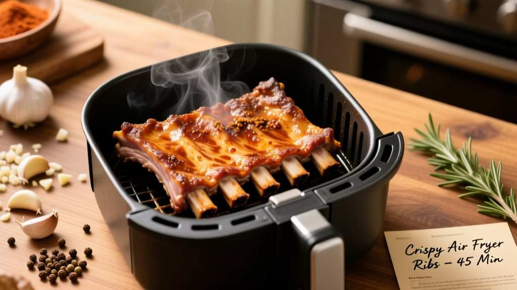 Air Fryer Ribs: Crispy, Tender & Done in Under 1 Hour