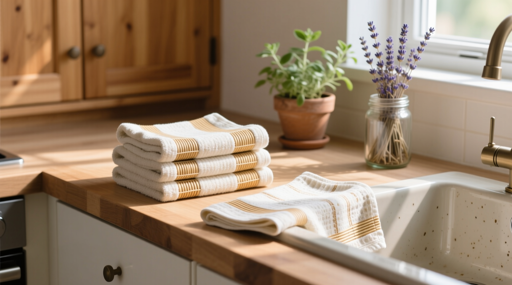dish towel odor prevention cotton vs bamboo