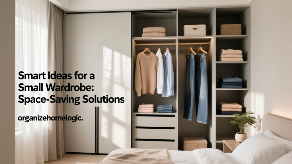 Smart Ideas for a Small Wardrobe: Space-Saving Solutions