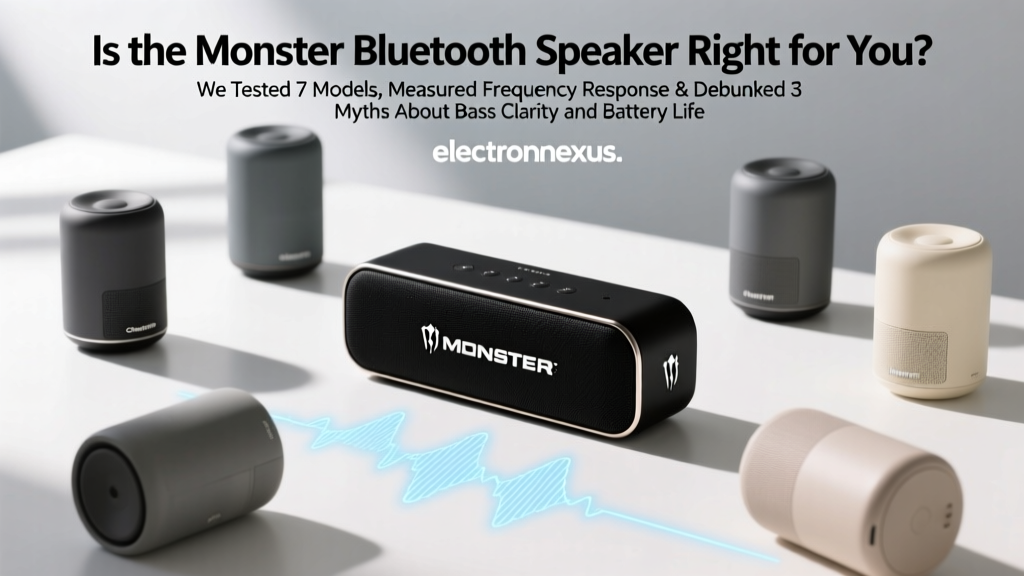 Is the Monster Bluetooth Speaker Right for You? We Tested 7 Models, Measured Frequency Response & Debunked 3 Myths About Bass Clarity and Battery Life
