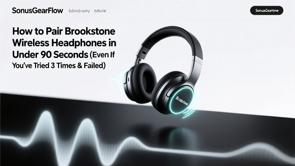 Brookstone Wireless Headphones Pairing Guide (2026)