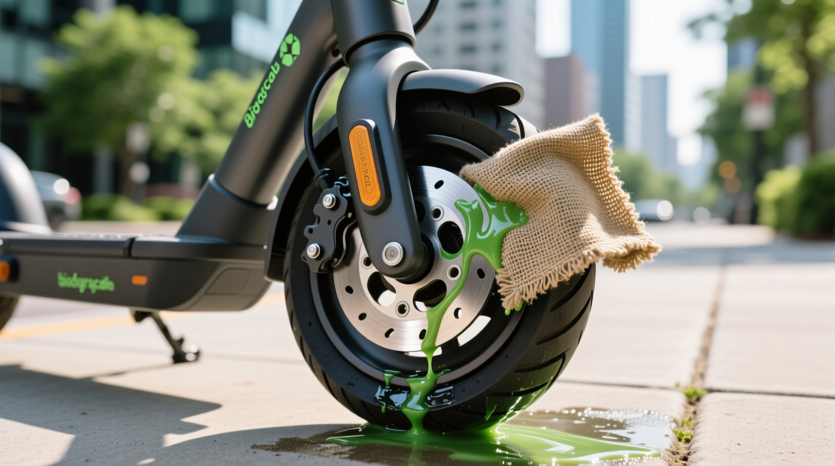 eco friendly scooter brake cleaning