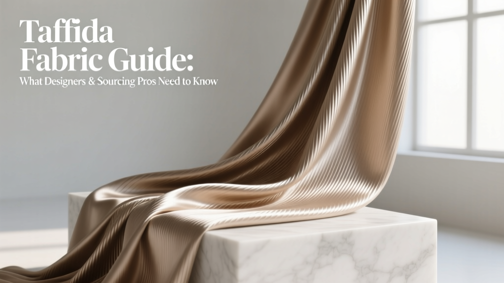 Taffida Fabric Guide: What Designers & Sourcing Pros Need to Know