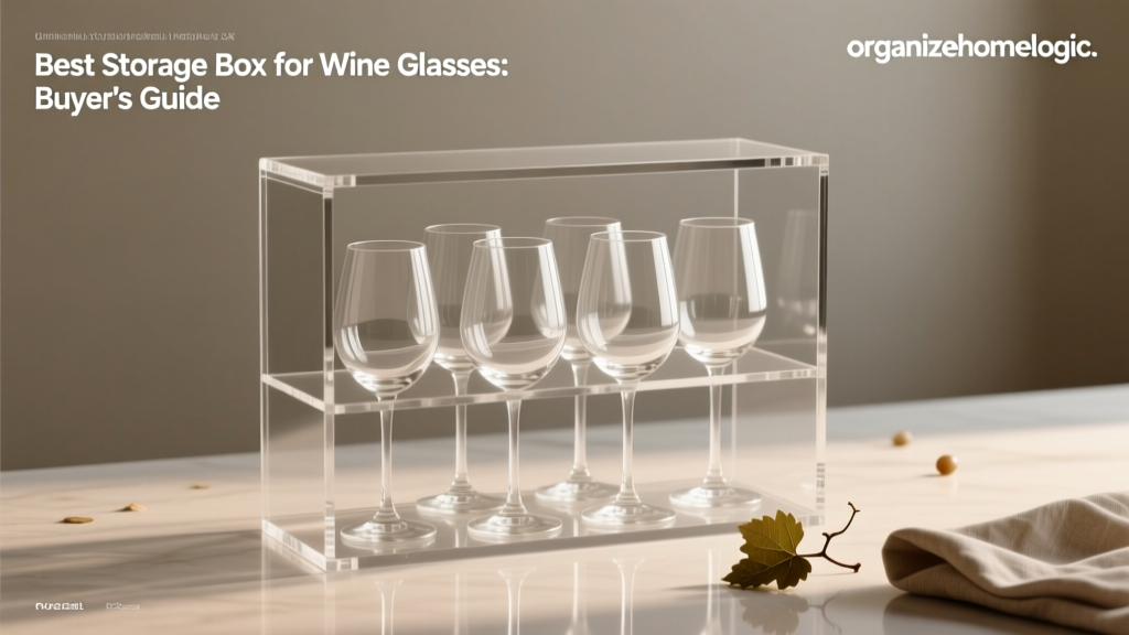 Best Storage Box for Wine Glasses: Buyer's Guide