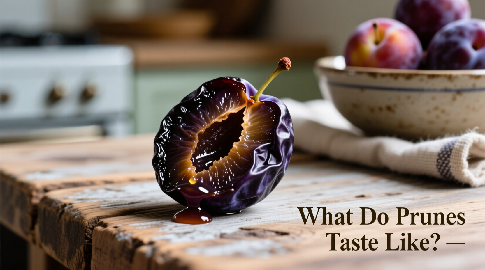 what do prunes taste like