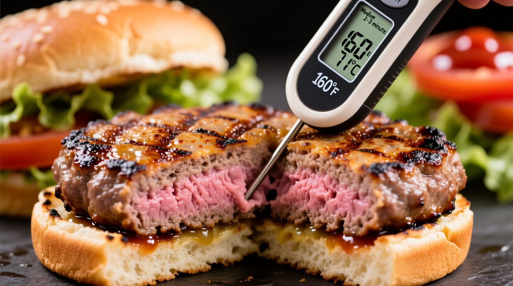 what temp should burgers be cooked to