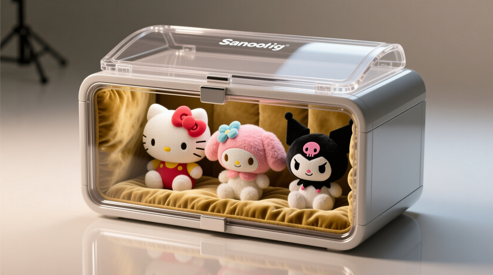 sanrio plush storage closet organization tips