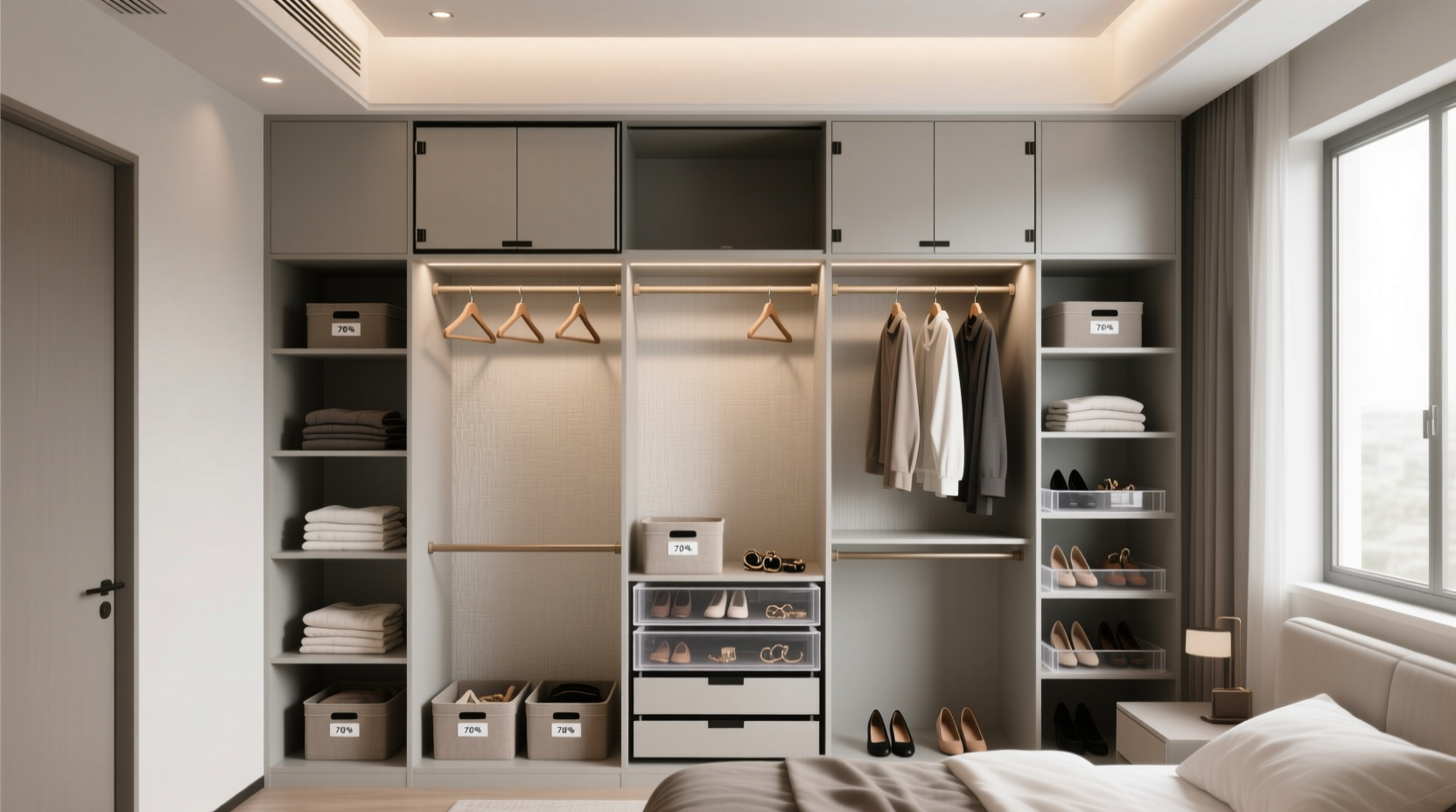 closet organization tips zero floor space solutions