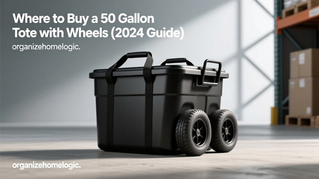 Where to Buy a 50 Gallon Tote with Wheels (2024 Guide)