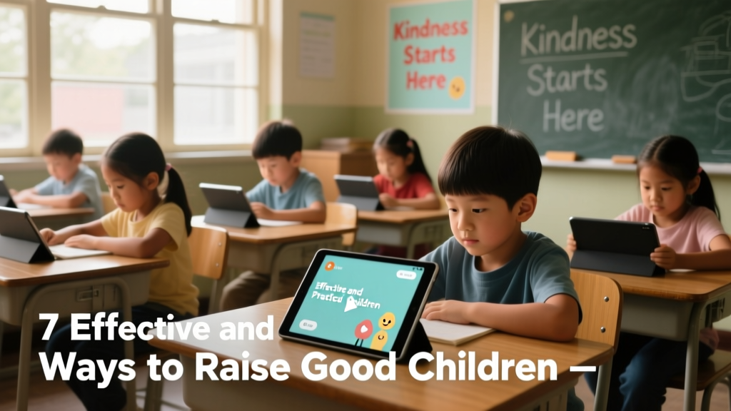 7 Effective and Practical Ways to Raise Good Children: Evidence-Based Strategies Every Parent Can Use Today