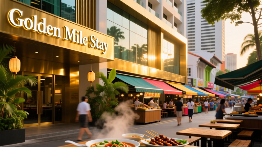 A Golden Stumble Upon: Singapore’s Golden Mile Food Center