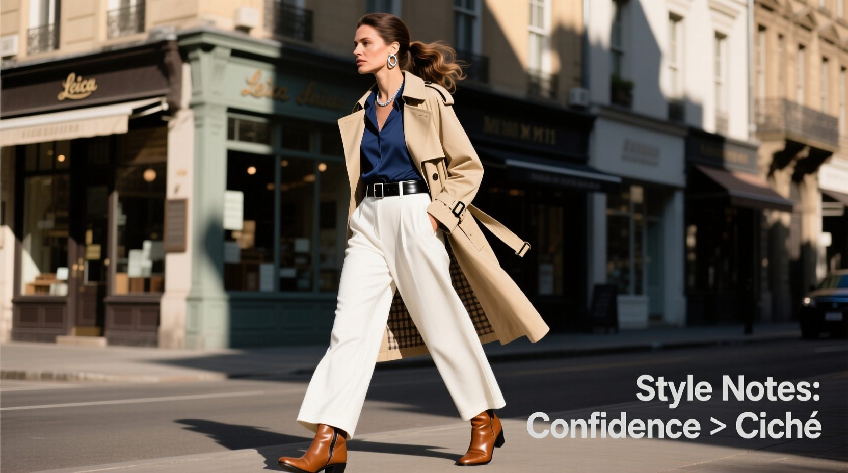 how to style a beige trench coat without looking like a detective