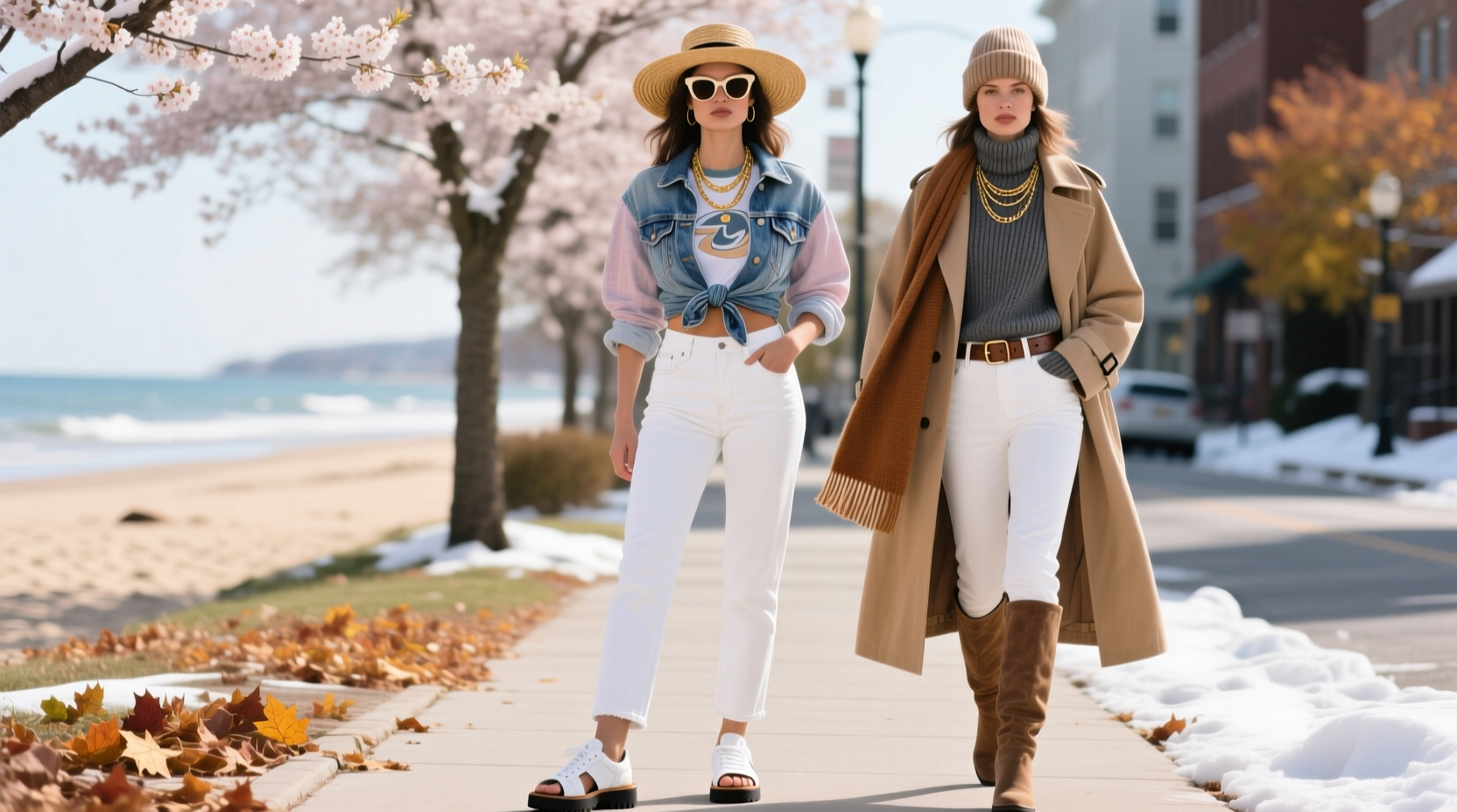 how to wear white jeans confidently year round with foolproof outfit formulas