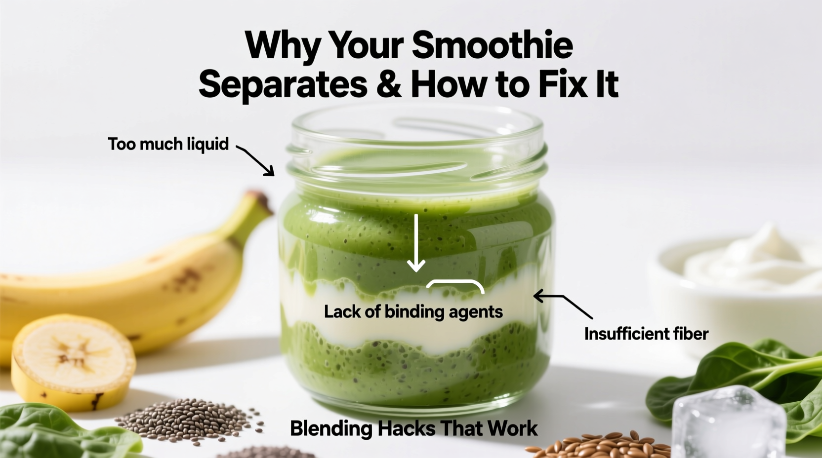why does my smoothie separate so fast blending hacks to fix it