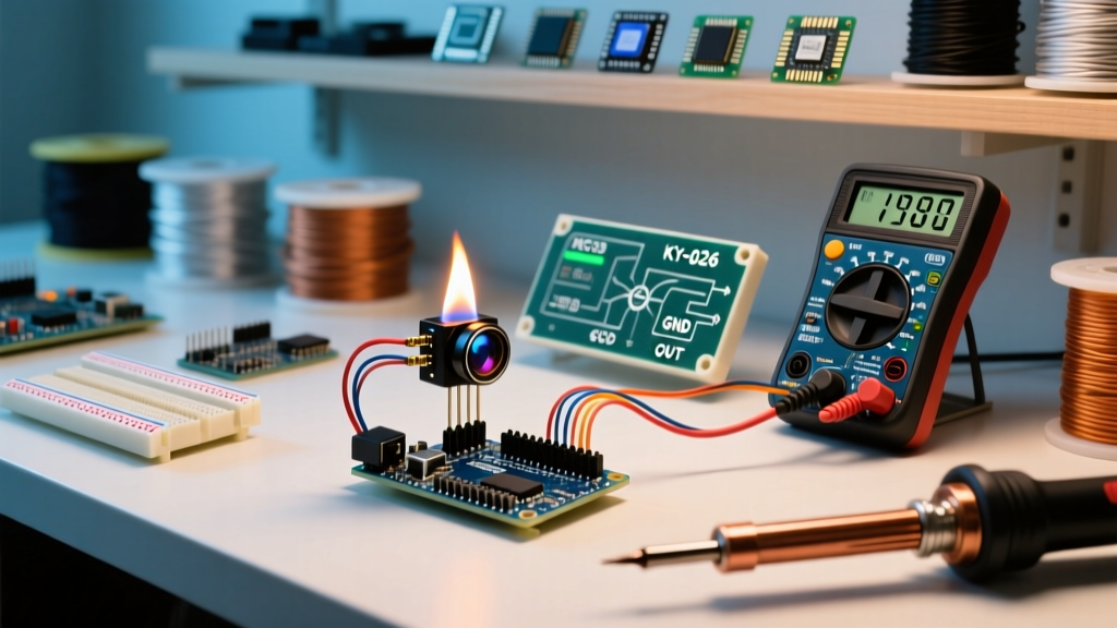 Flame Detector Sensor Arduino Tutorial: Wiring & Code