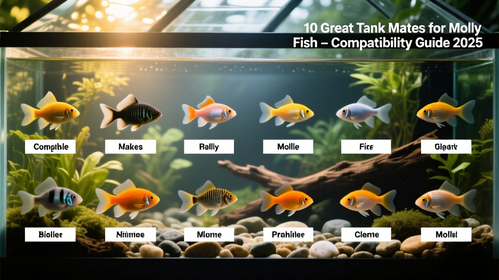 10 Great Tank Mates for Molly Fish: Compatibility Guide 2025