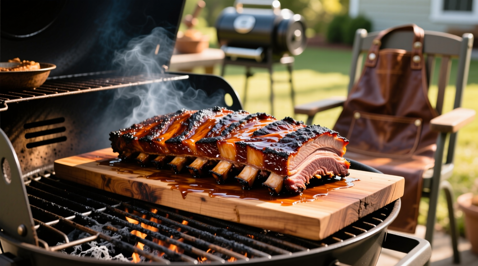 Perfectly smoked brisket on pellet grill