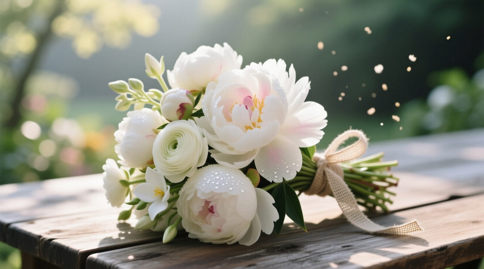 white flowers