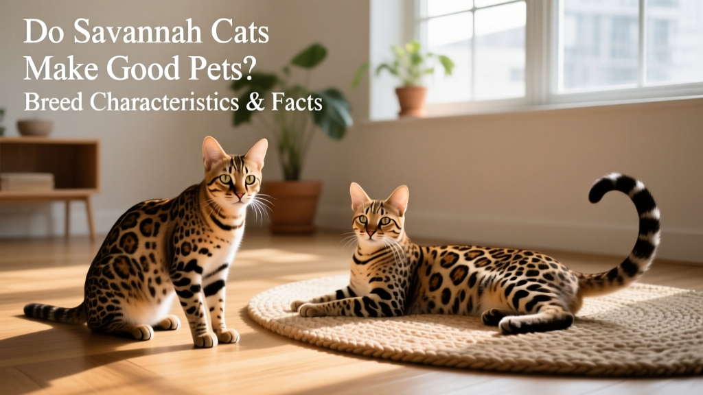 Do Savannah Cats Make Good Pets? Breed Characteristics & Facts