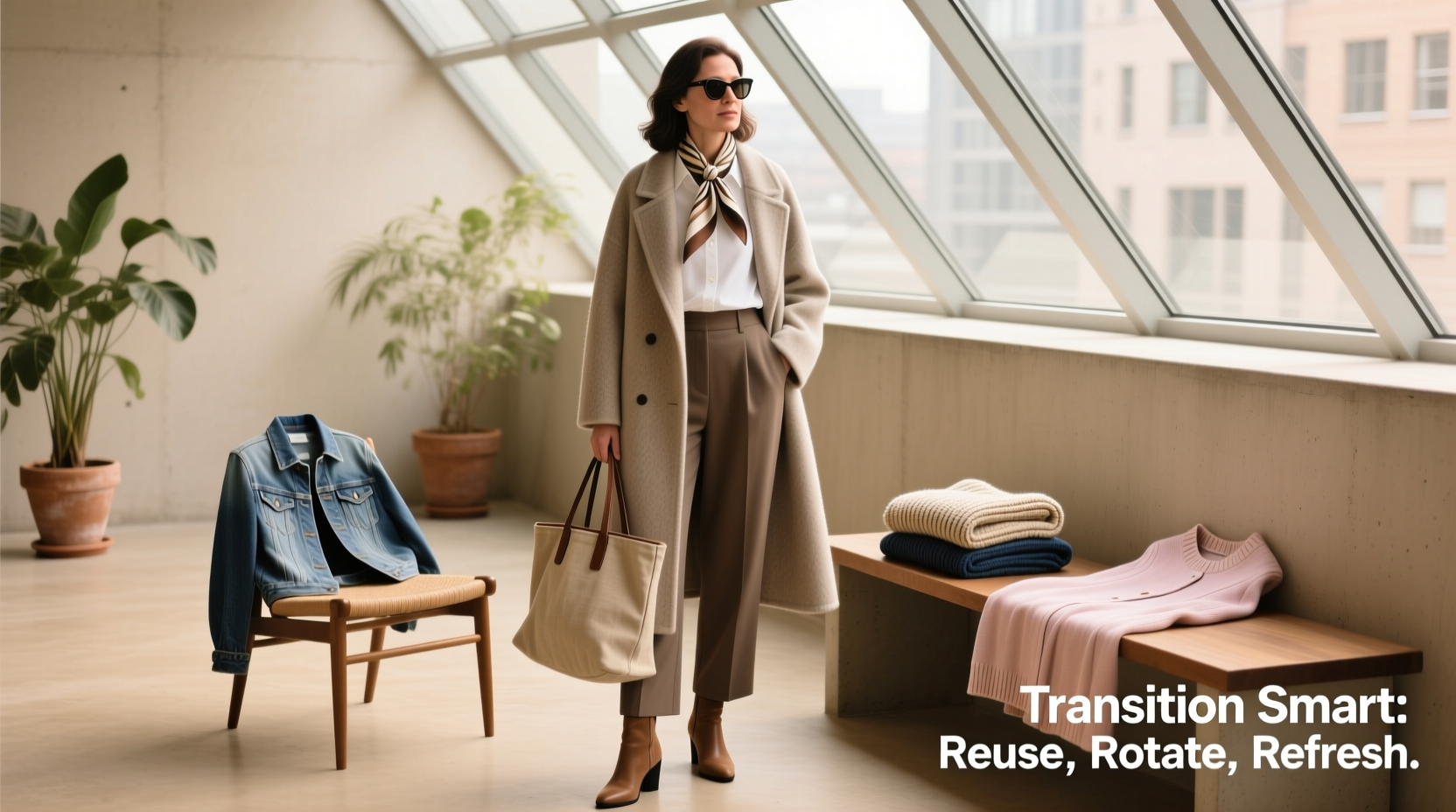 how to transition from winter to spring wardrobe without overbuying