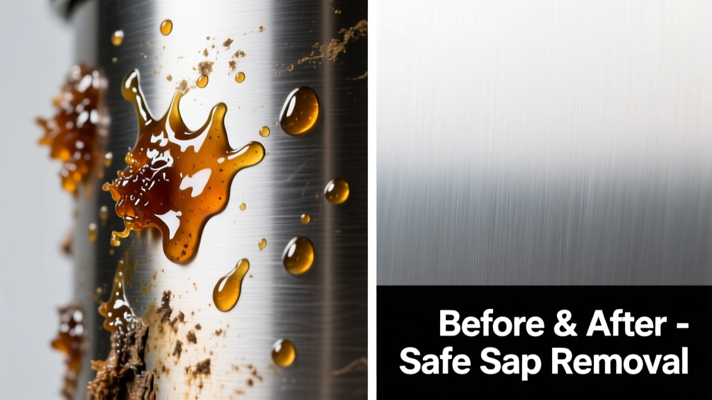 How to Remove Tree Sap from Stainless Steel Safely