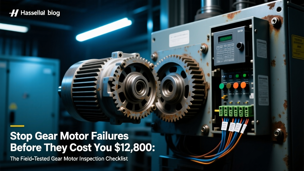 Prevent Gear Motor Failures: NEMA-Compliant Inspection