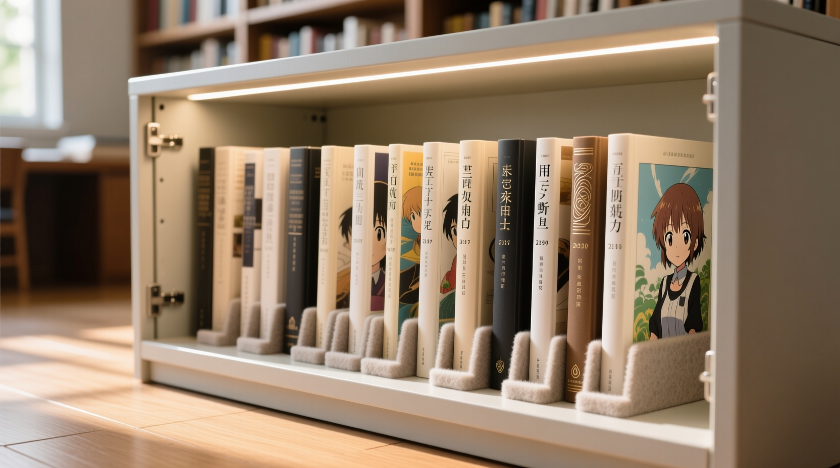 closet organization tips for anime art books
