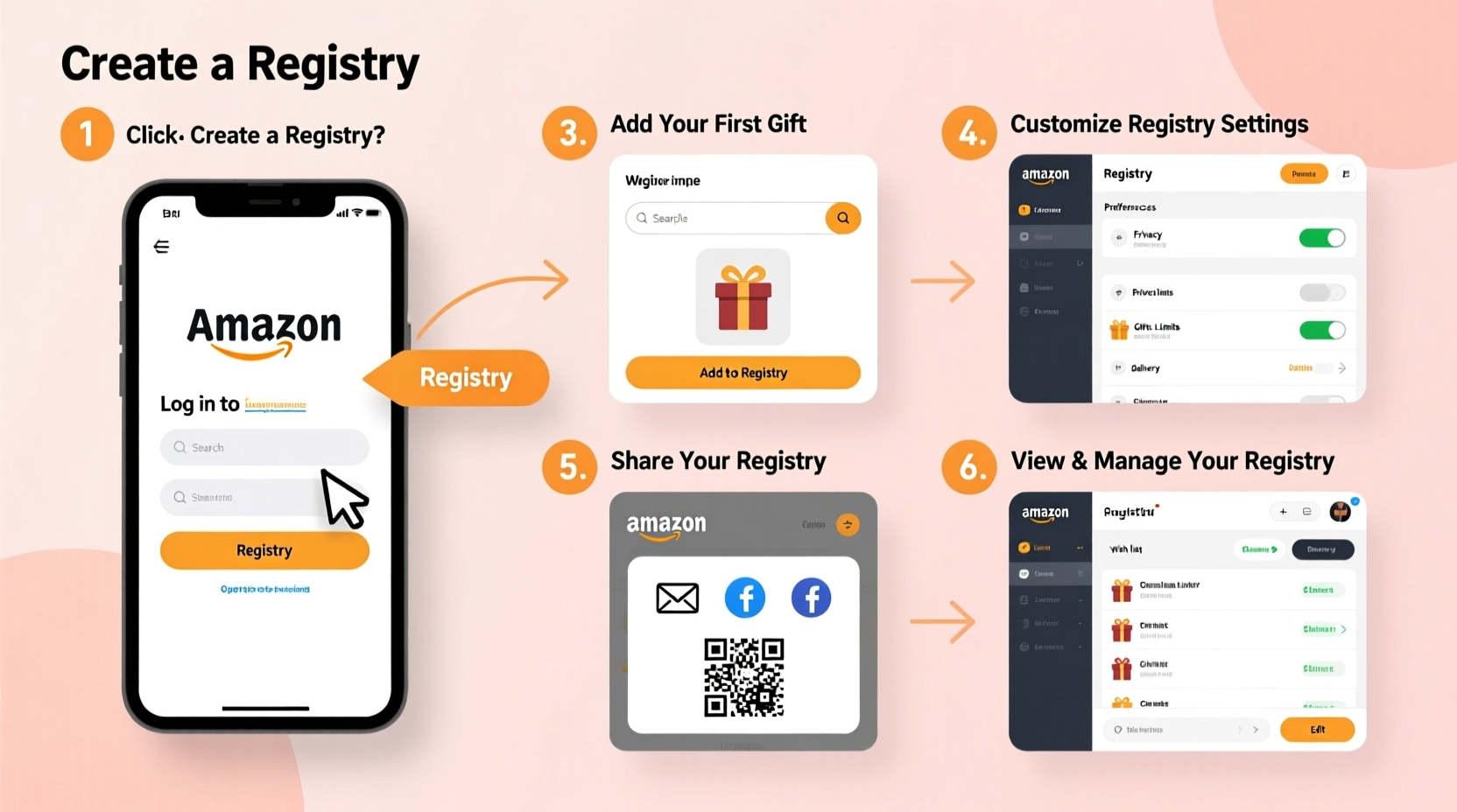 how to make a wedding registry on amazon