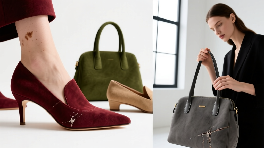 Suede Discoloration: Causes & Fixes for Women’s Shoes & Bags